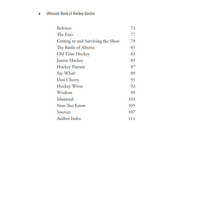 Krusader Ultimate Book of Hockey Quotes