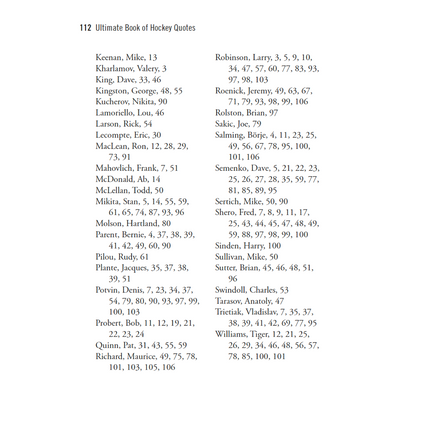 Krusader Ultimate Book of Hockey Quotes