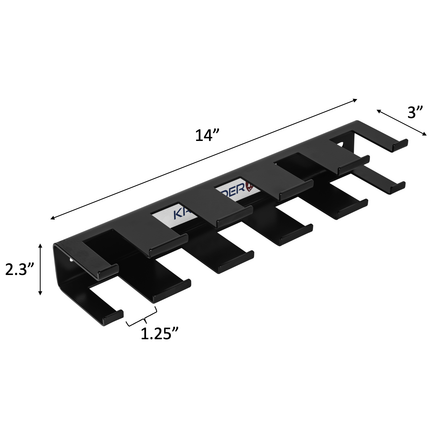Wall Mount Storage Rack and Organizer