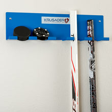 Wall Mounted Hockey Stick and Silky Mitts® Stick Handling Trainers Rack